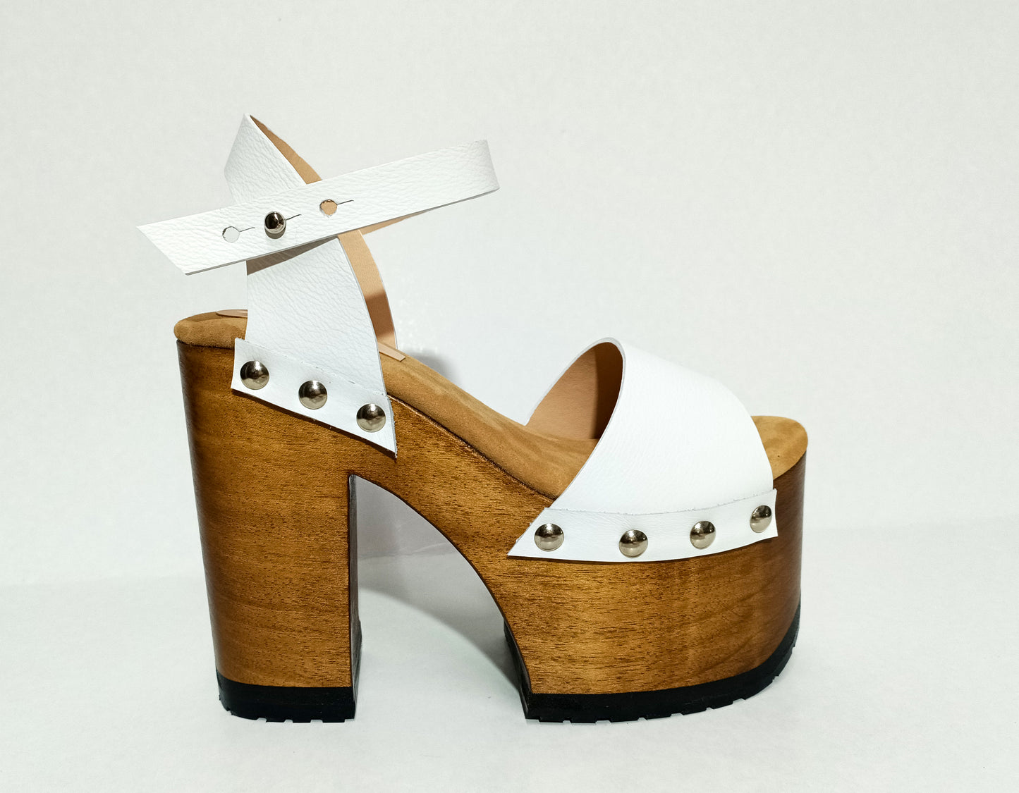 Sandalias Disco Blancas