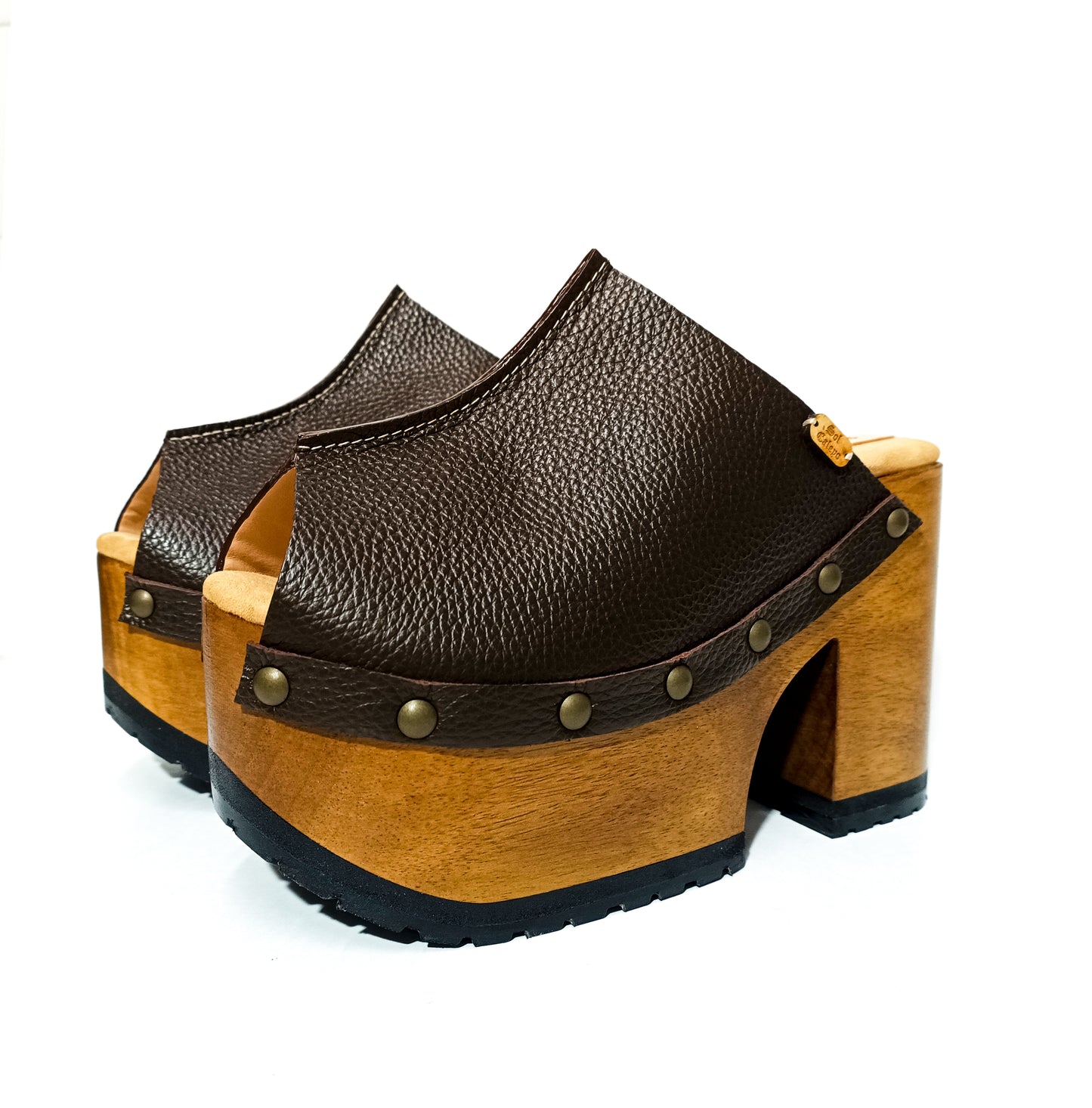 Old School Brown Clogs