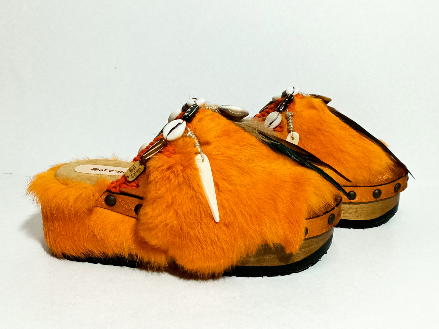 Queen Viking Clogs XS Orange