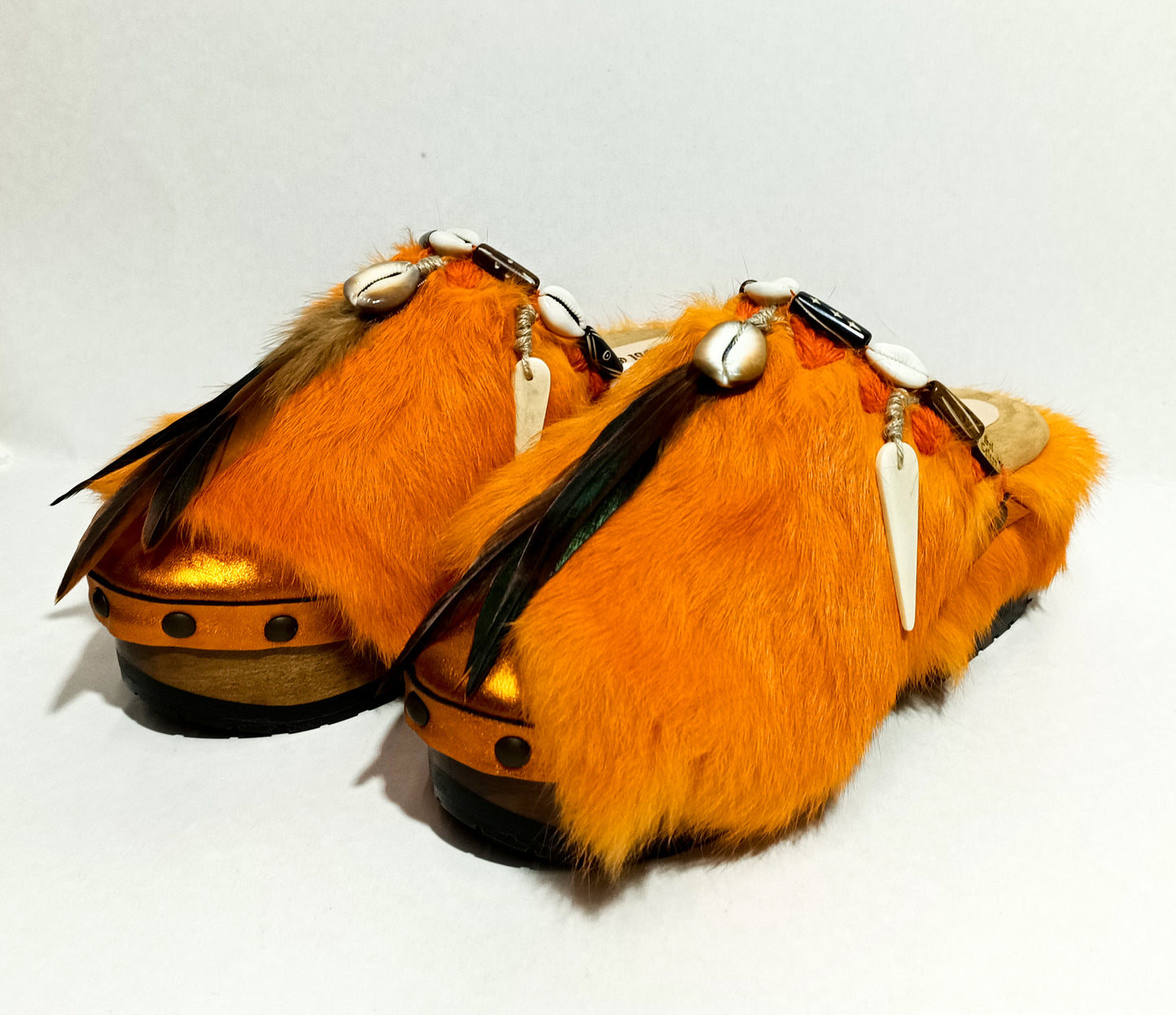 Queen Viking Clogs XS Orange