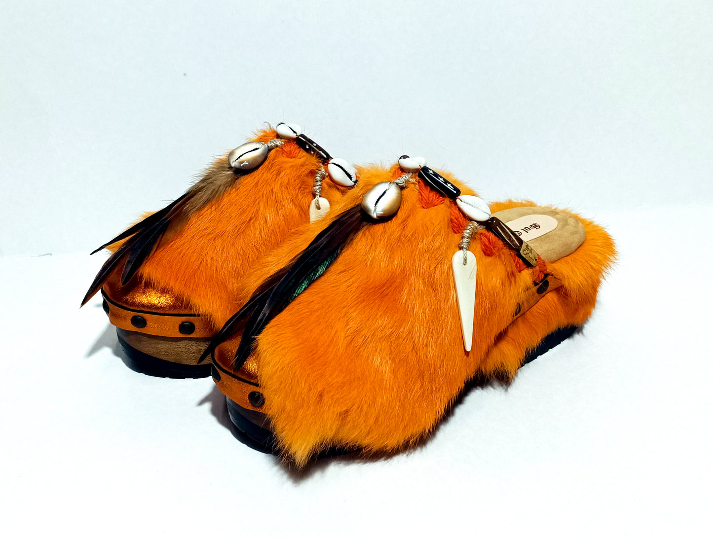 Queen Viking Clogs XS Orange