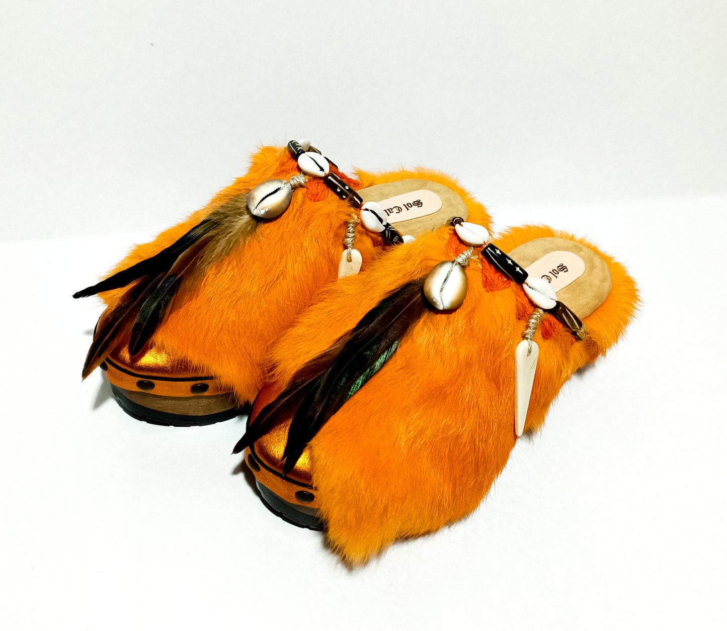 Queen Viking Clogs XS Orange