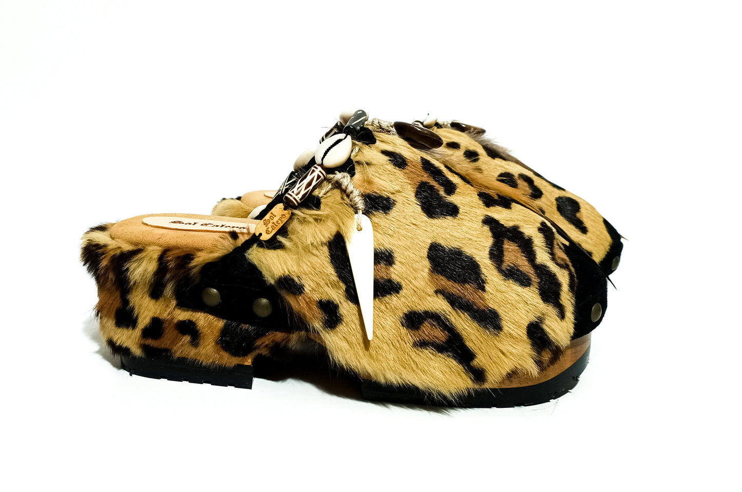 Queen Leopard Clogs XS