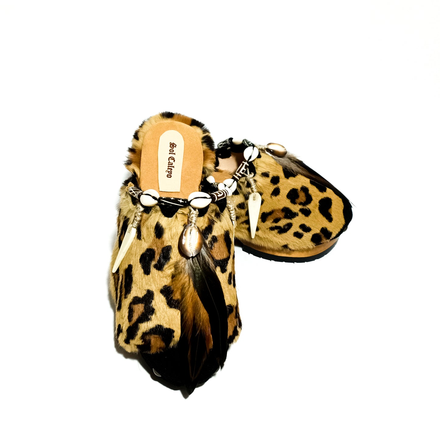 Queen Leopard Clogs XS