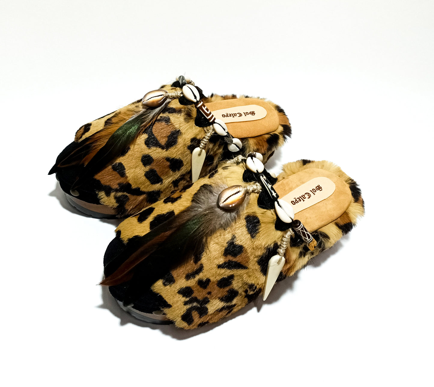 Queen Leopard Clogs XS