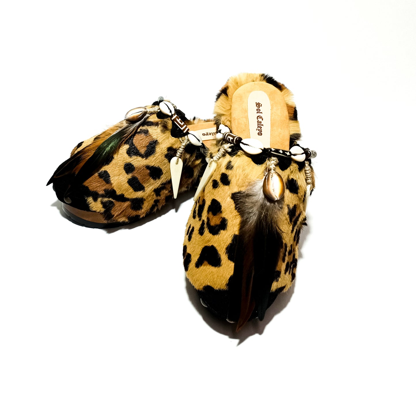 Queen Leopard Clogs XS