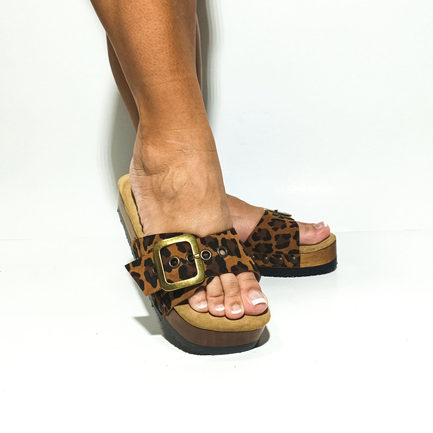 Leopard Print Sandals