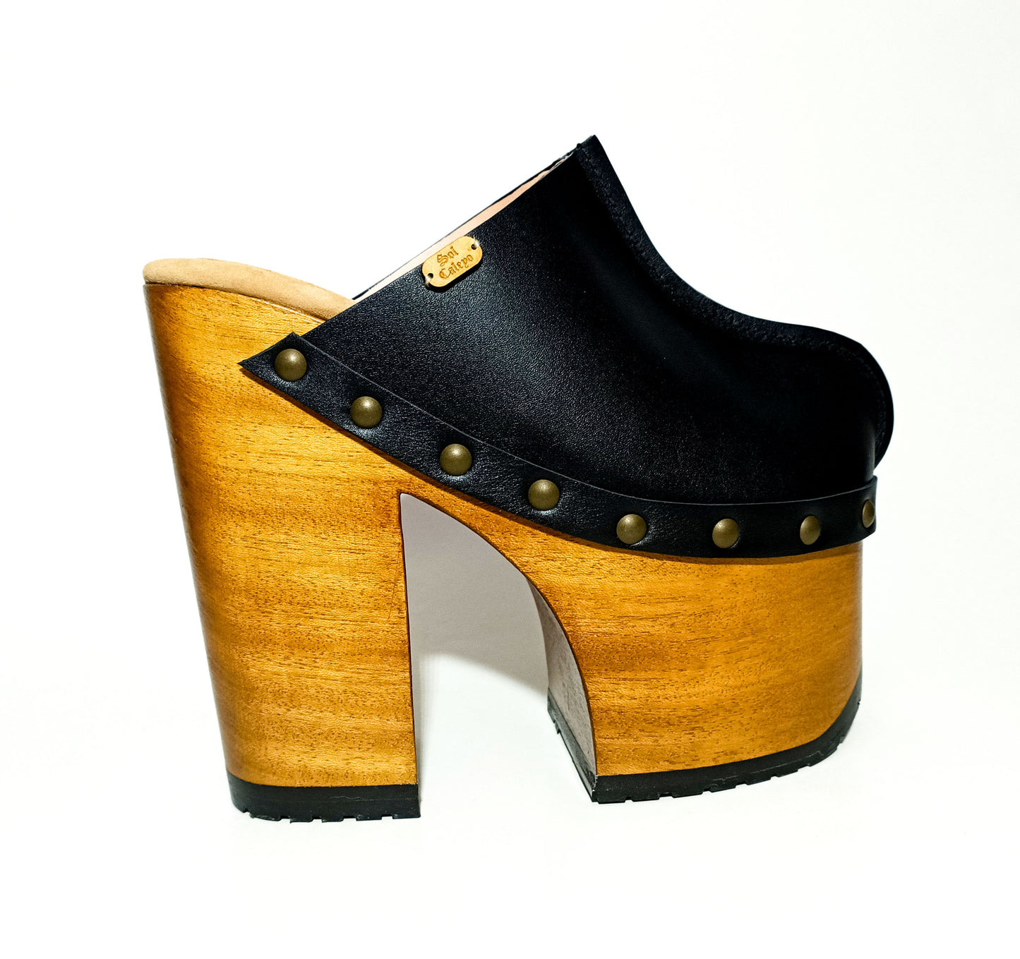 Vintage XL Black Clogs