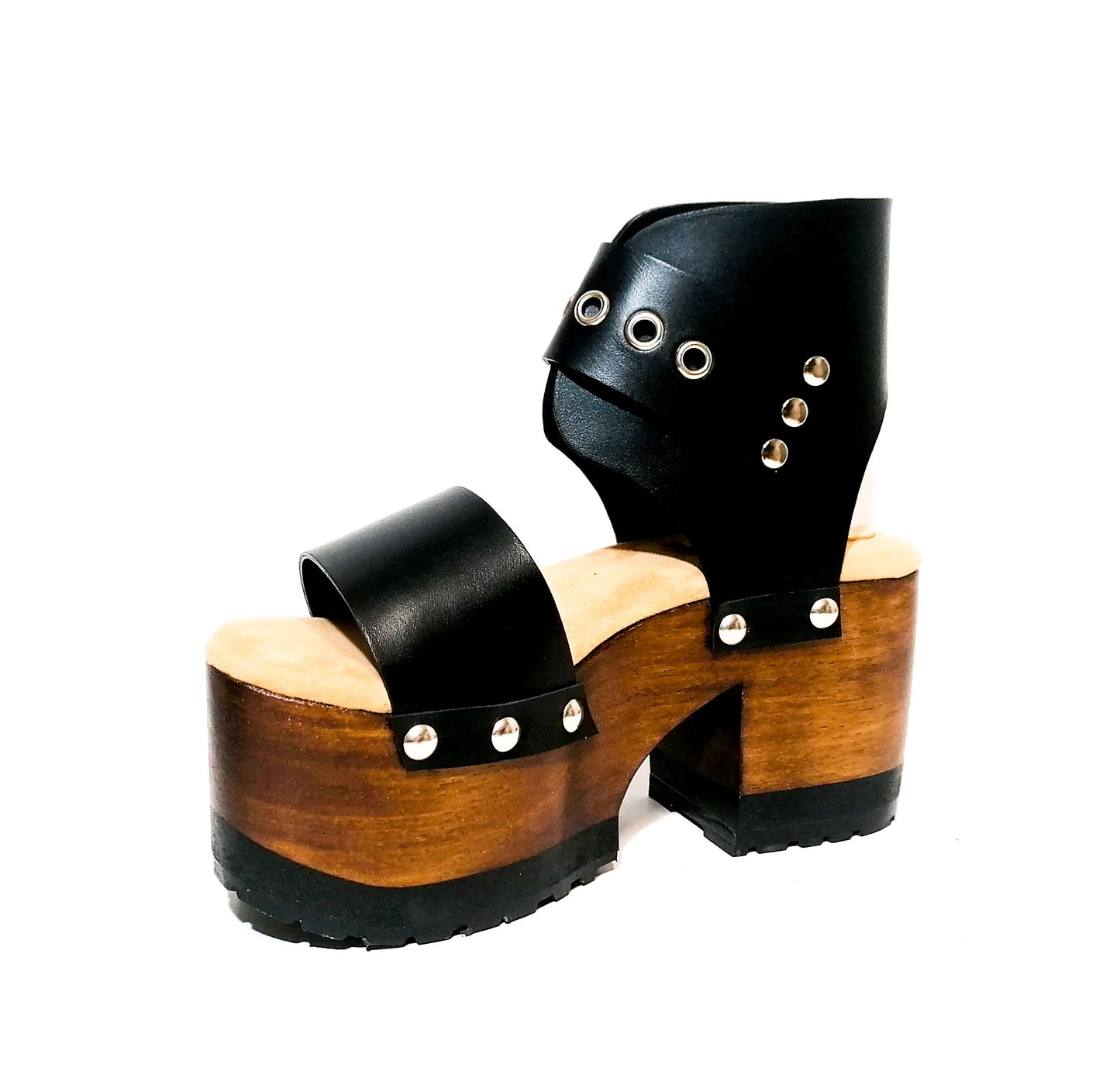 Sandalias Lady Pop Negras