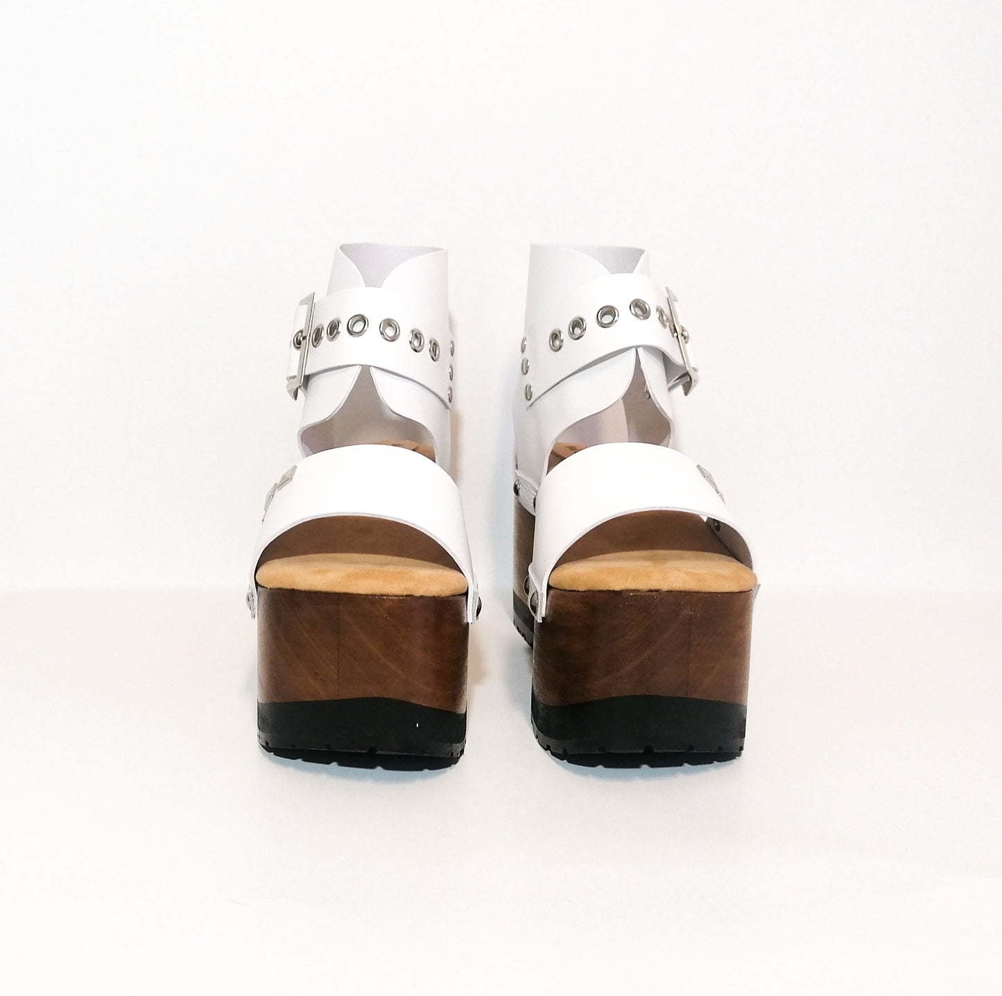 Lady Pop White Sandals