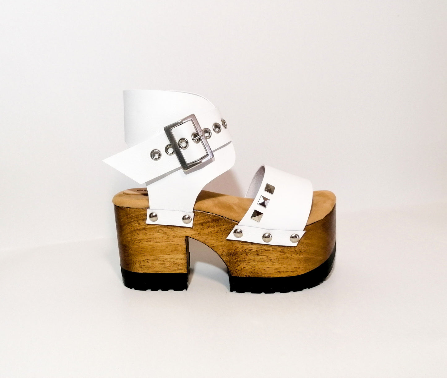 Lady Pop White Sandals
