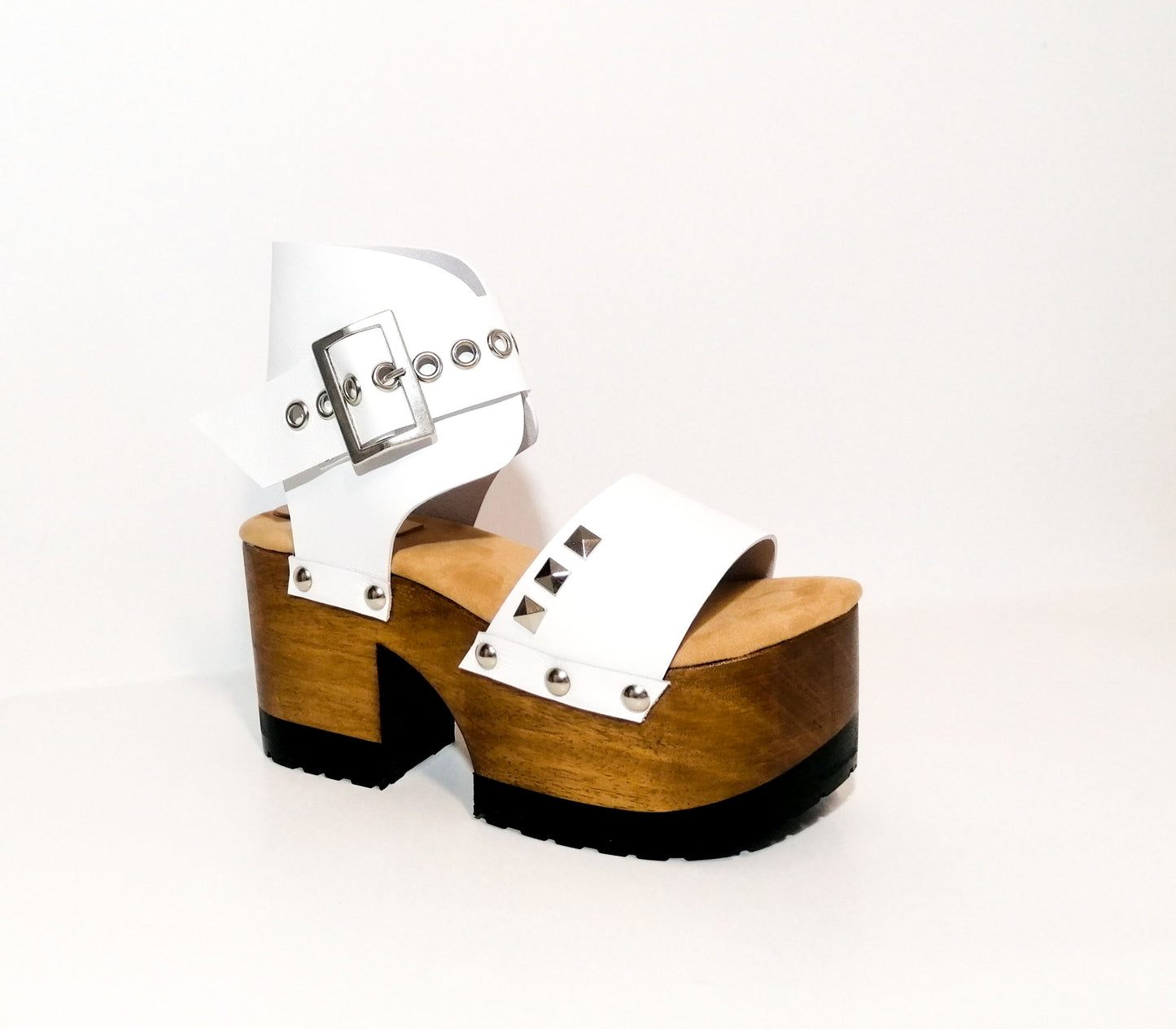 Lady Pop White Sandals