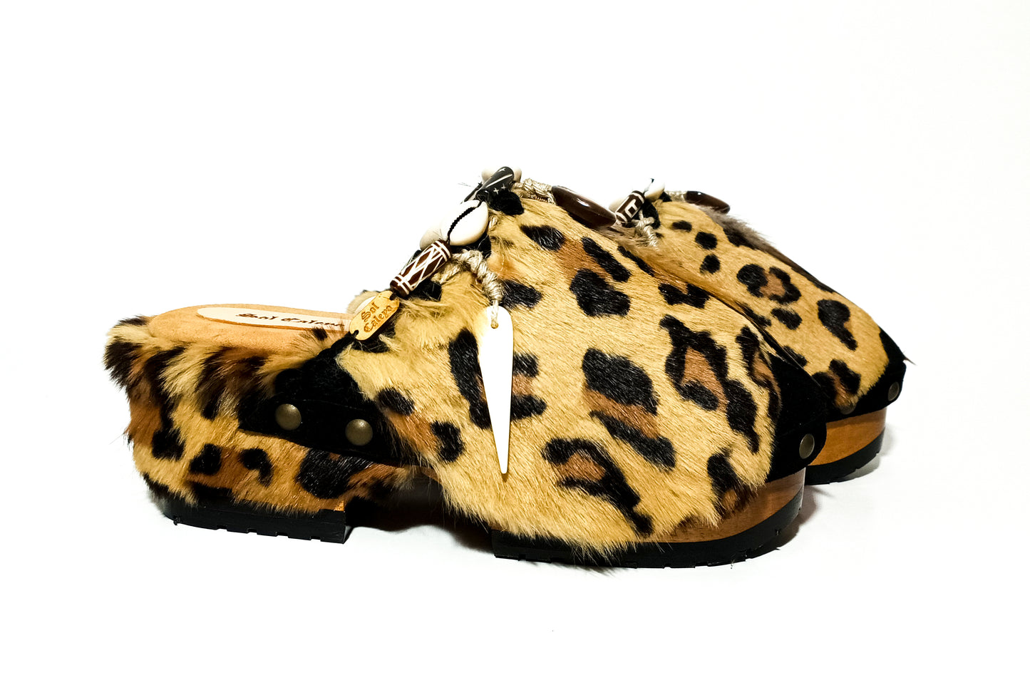 Queen Leopard Clogs XS