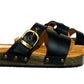 Men's classic black sandal