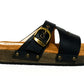 Men's classic black sandal