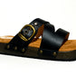 Men's classic black sandal