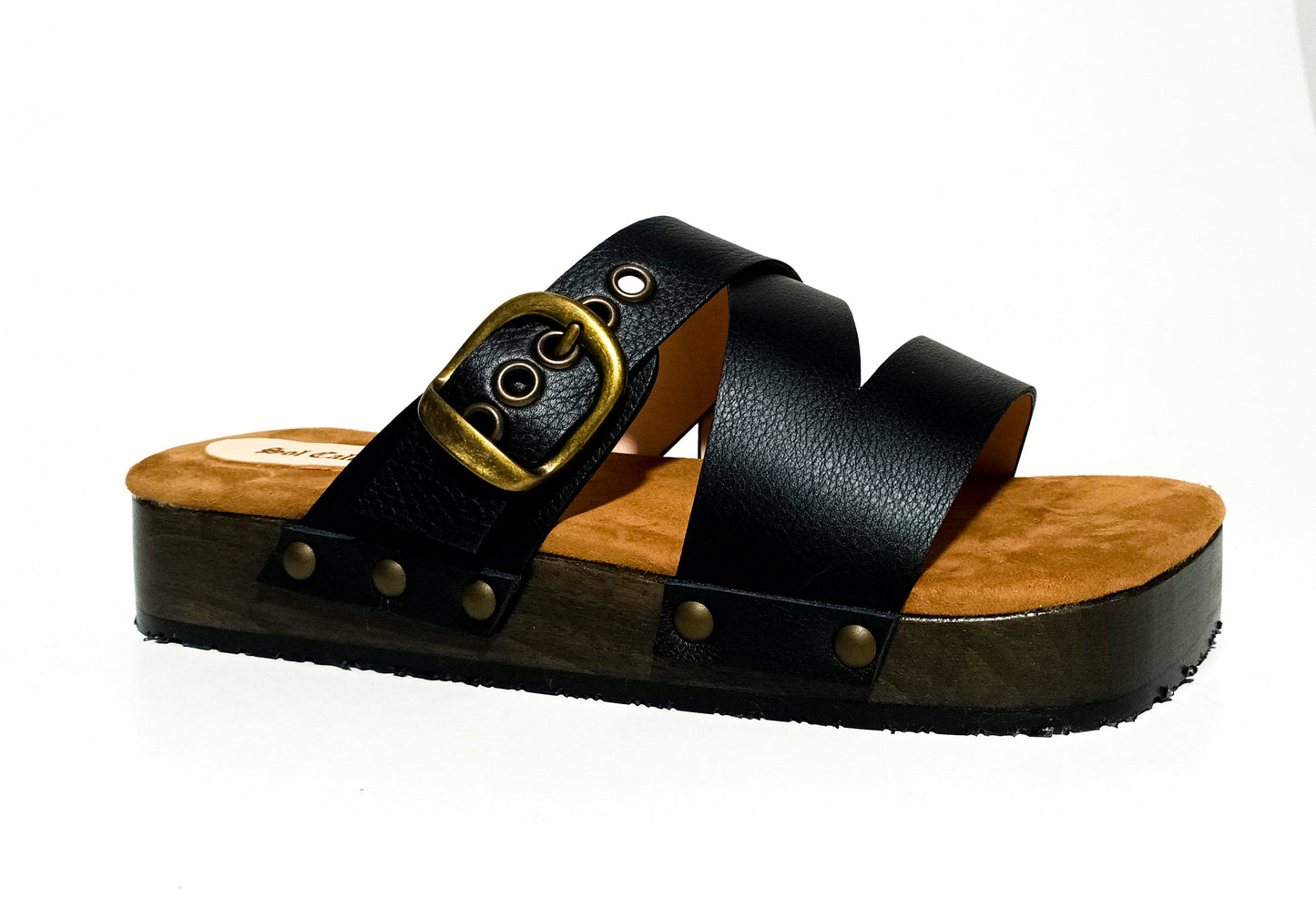 Men's classic black sandal