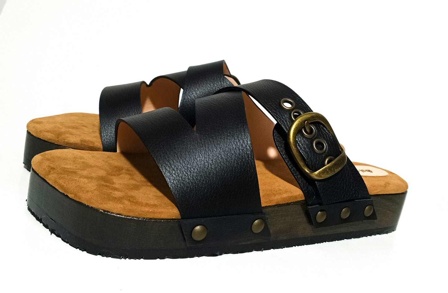 Men's classic black sandal