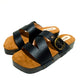 Men's classic black sandal