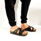 Men's classic black sandal