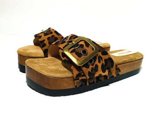 Leopard Print Sandals