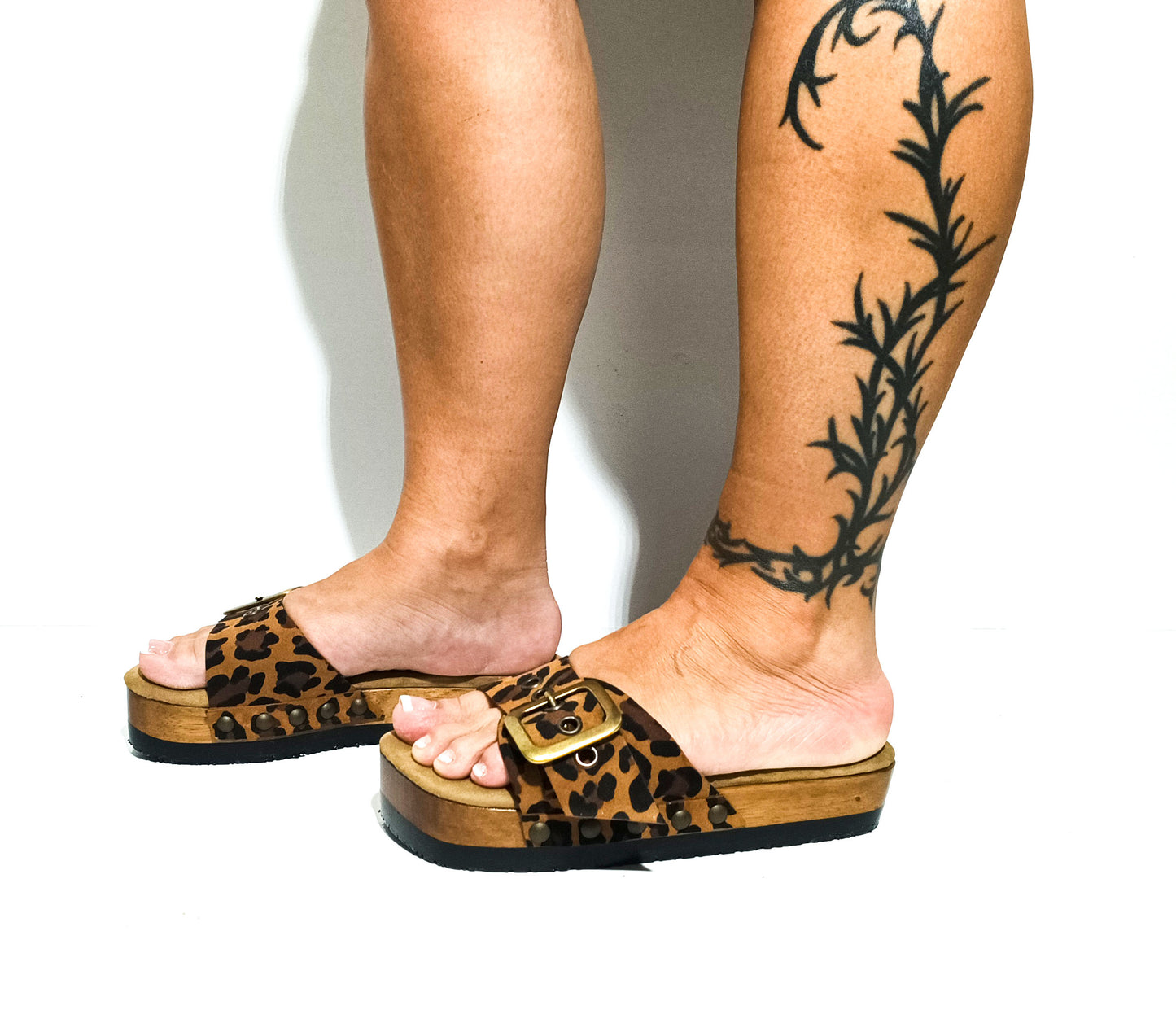 Leopard Print Sandals