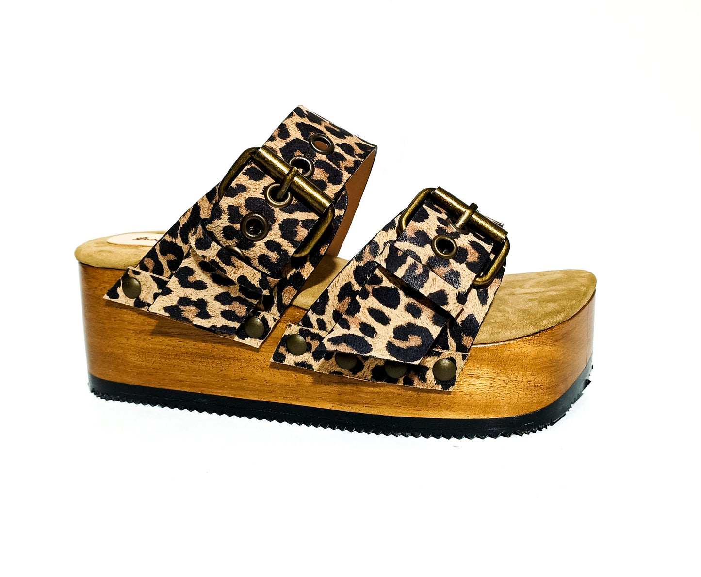 Leopard Birk Sandals