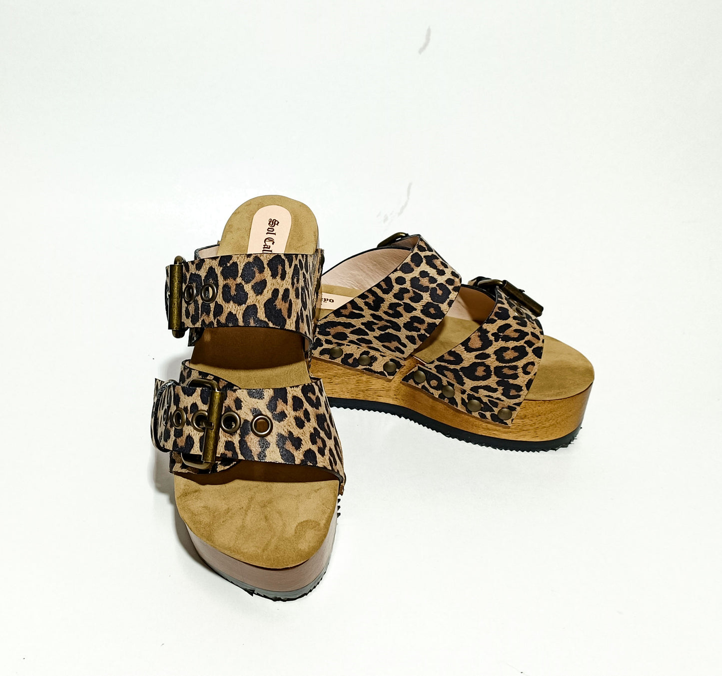 Leopard Birk Sandals