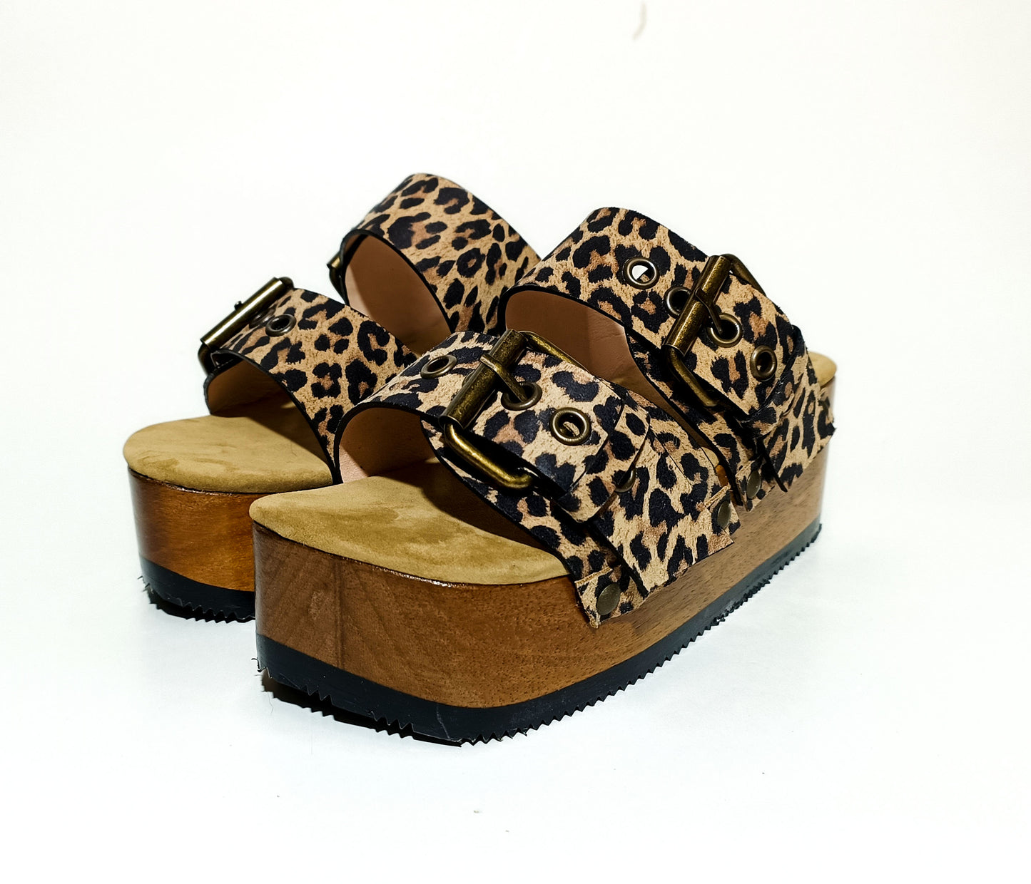 Leopard Birk Sandals