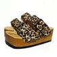 Leopard Birk Sandals