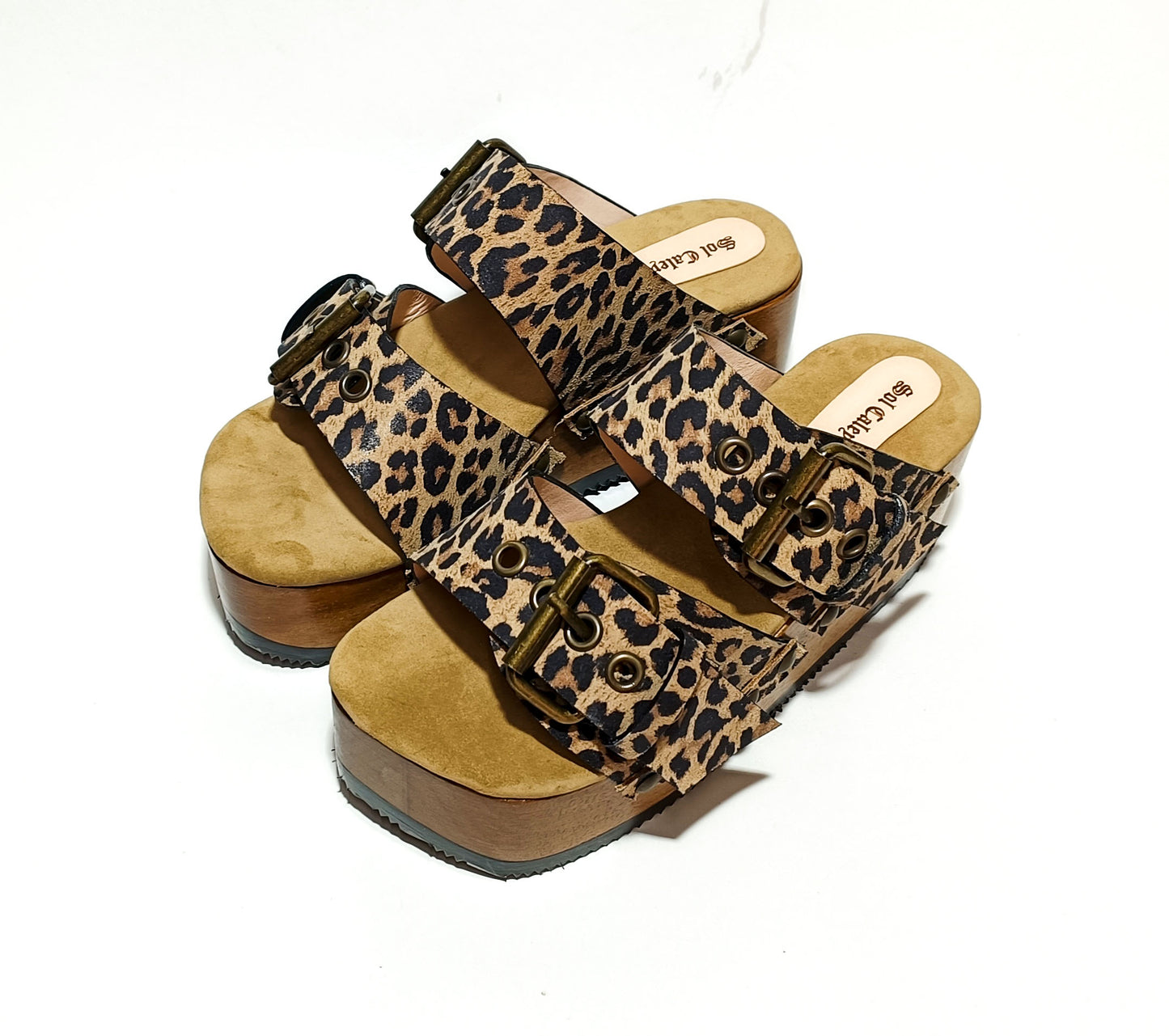 Leopard Birk Sandals