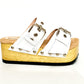 White Birk Sandals