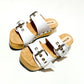 White Birk Sandals