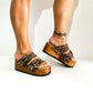 Leopard Birk Sandals