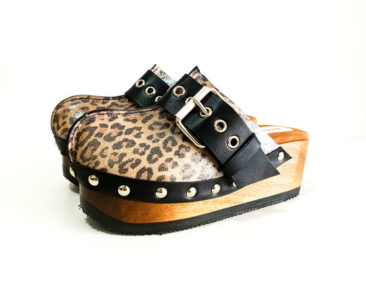 Leopard Luxury Clogs