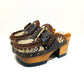 Snake Oxford Clogs