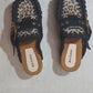 Video of the Leopard Oxford handmade leopard print wedge mule clogs by Sol Caleyo