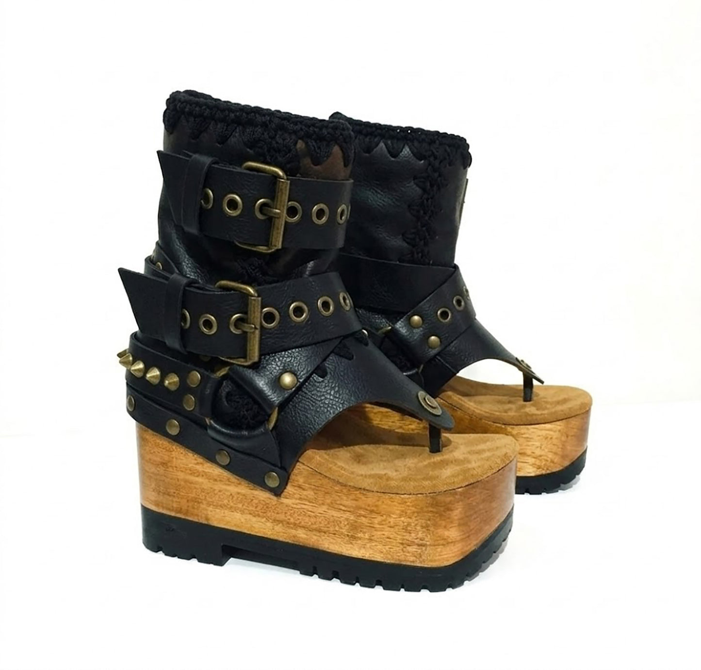 Kenya Flip Flop Black Boots