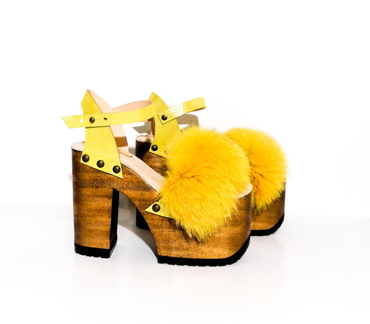 Queen Yellow Sandals