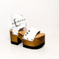 Lady Pop White Sandals