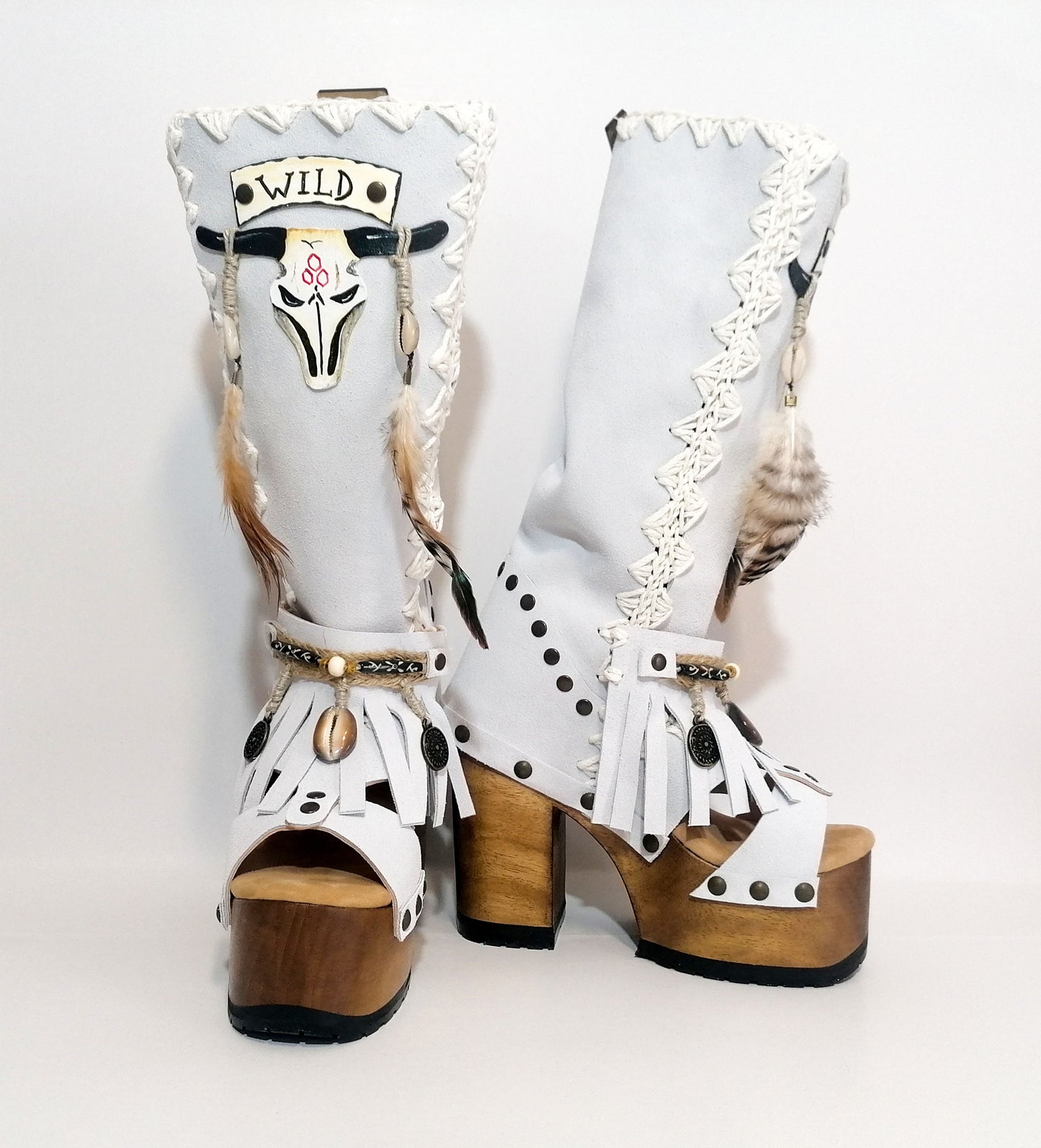 Wild Soul White Boots